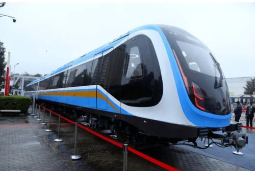 首列中国标准地铁列车青岛造