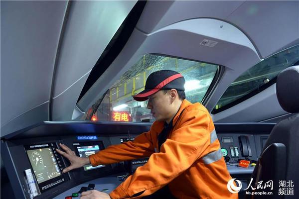 武汉铁路局武汉电务段职工正在进行有电功能测试.