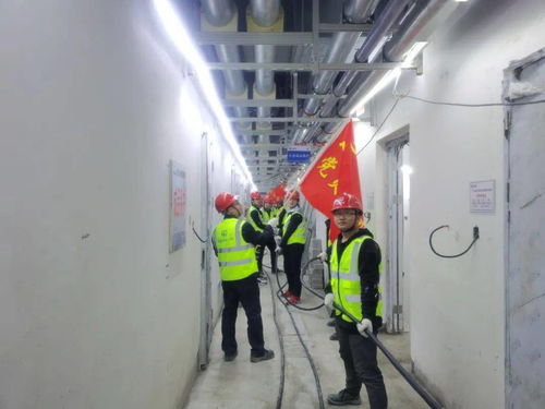 中铁一局电务公司无锡地铁4号线机电项目电缆敷设现场直击